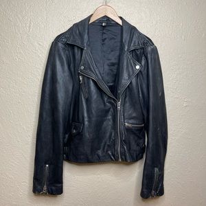 Topshop boutique leather jacket